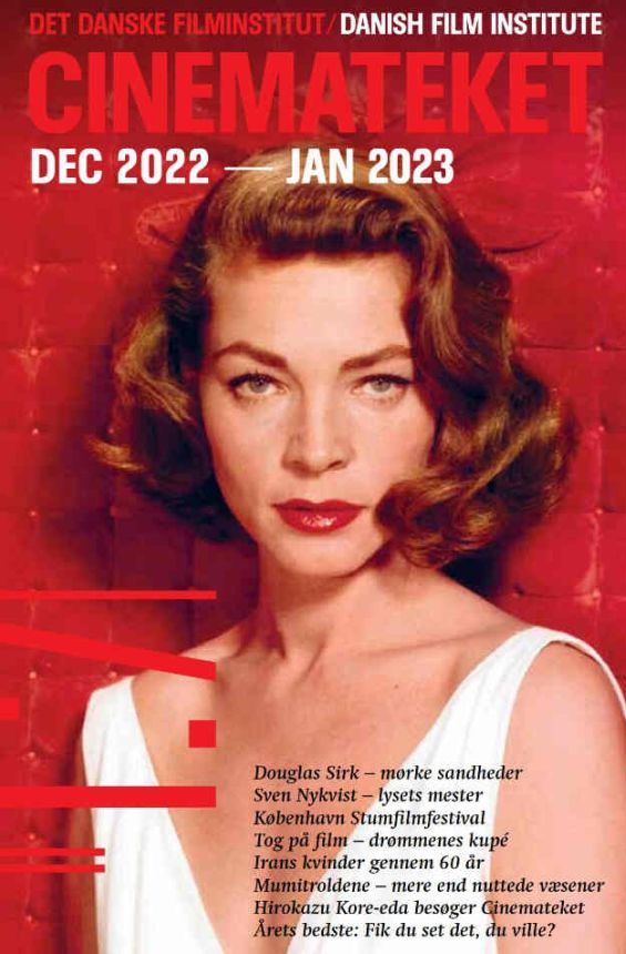 CINEMATEKET (Dk) magazine side cover  December 2022/ January 2023 