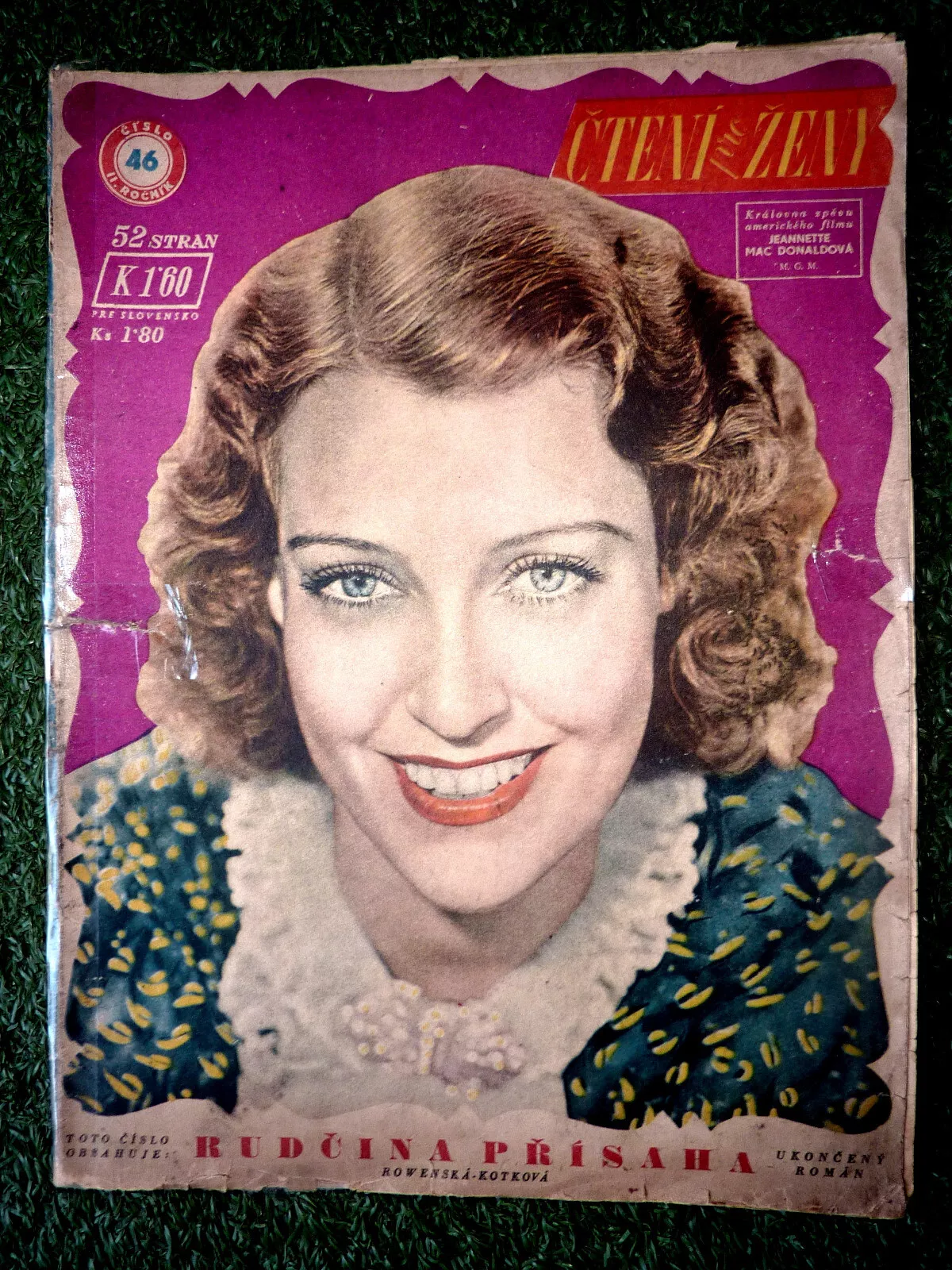 CTENI PRO ZENY magazine side cover Issue 46   1940
