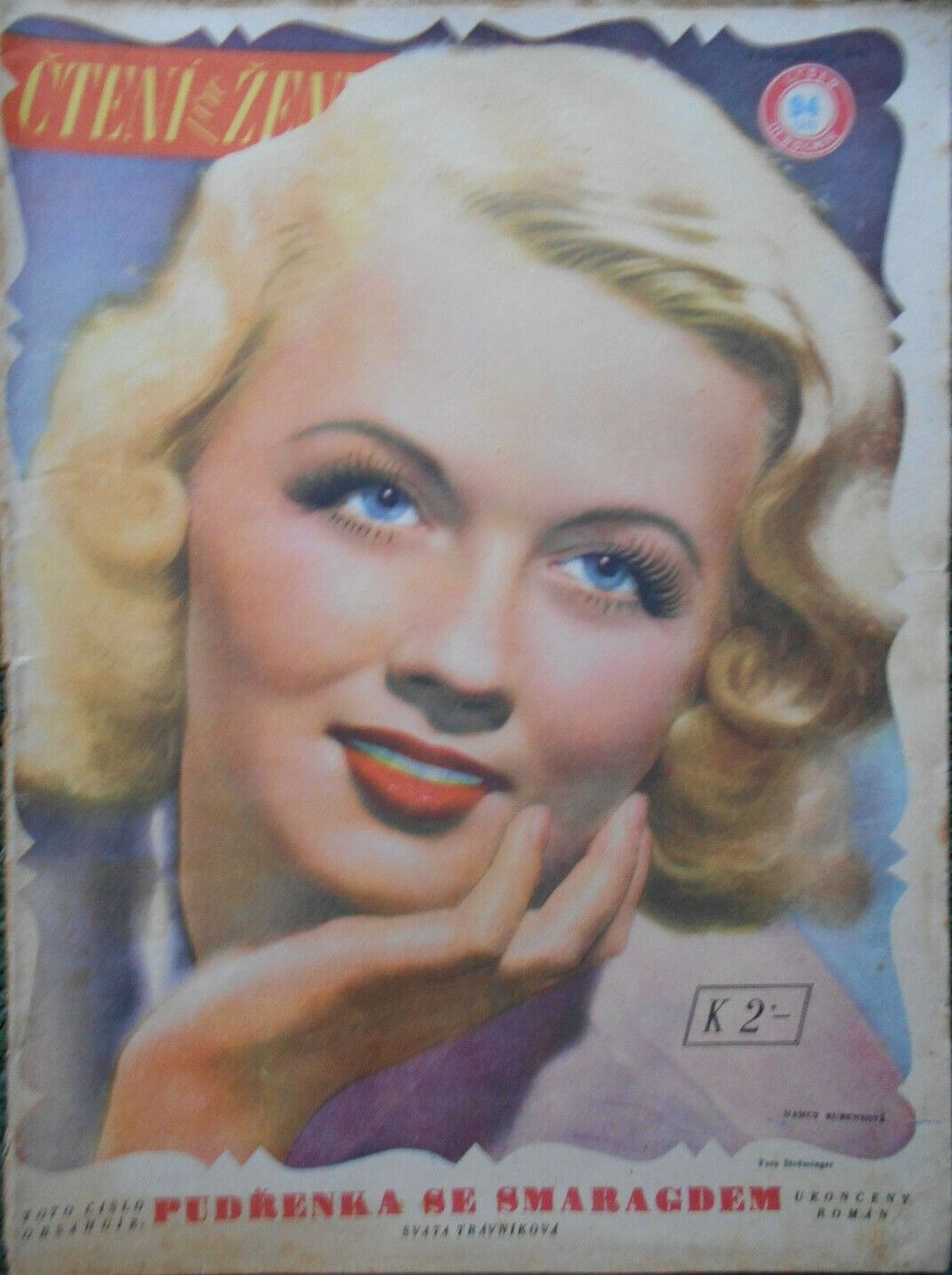 CTENI PRO ZENY magazine side cover Issue 84   1941