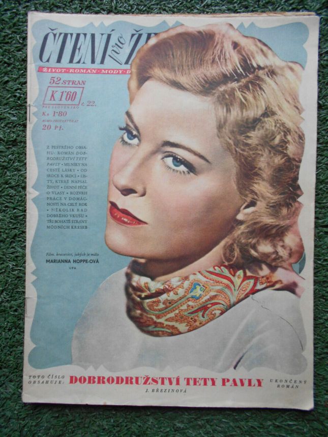 CTENI PRO ZENY magazine side cover Issue 22   1940