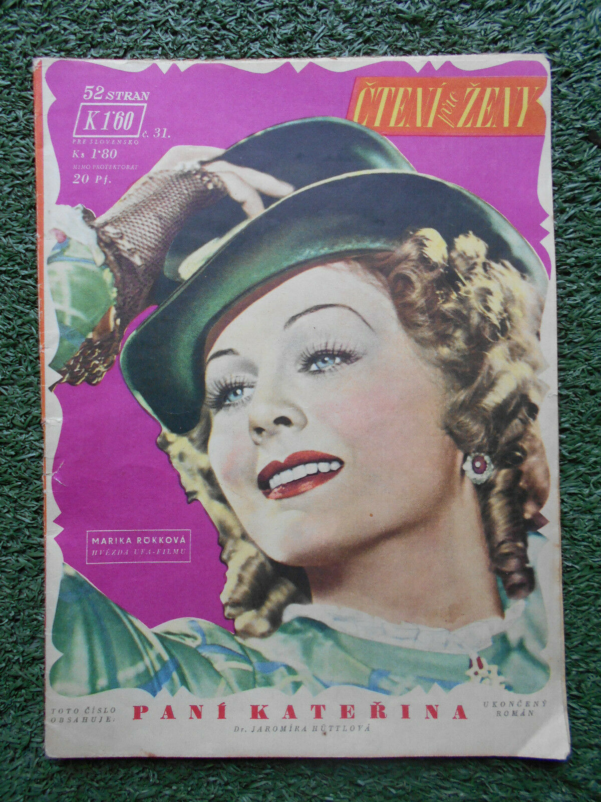 CTENI PRO ZENY magazine side cover Issue 31   1940