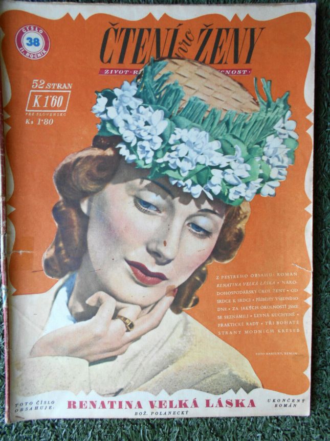 CTENI PRO ZENY magazine side cover Issue 38   1940