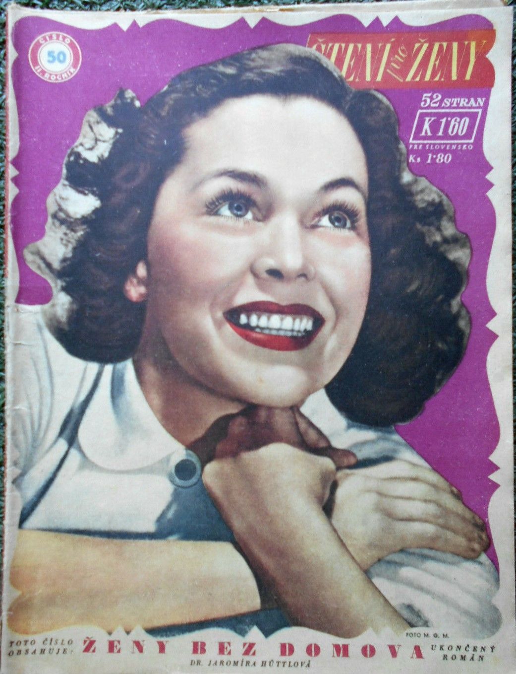CTENI PRO ZENY magazine side cover Issue 50   1940