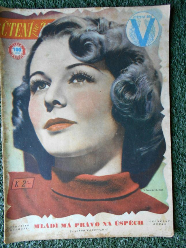 CTENI PRO ZENY magazine side cover Issue 100   1941