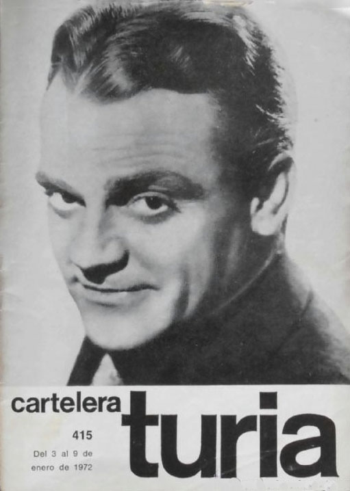 CARTELERA TURIA magazine side cover Issue 415 3 January 1972