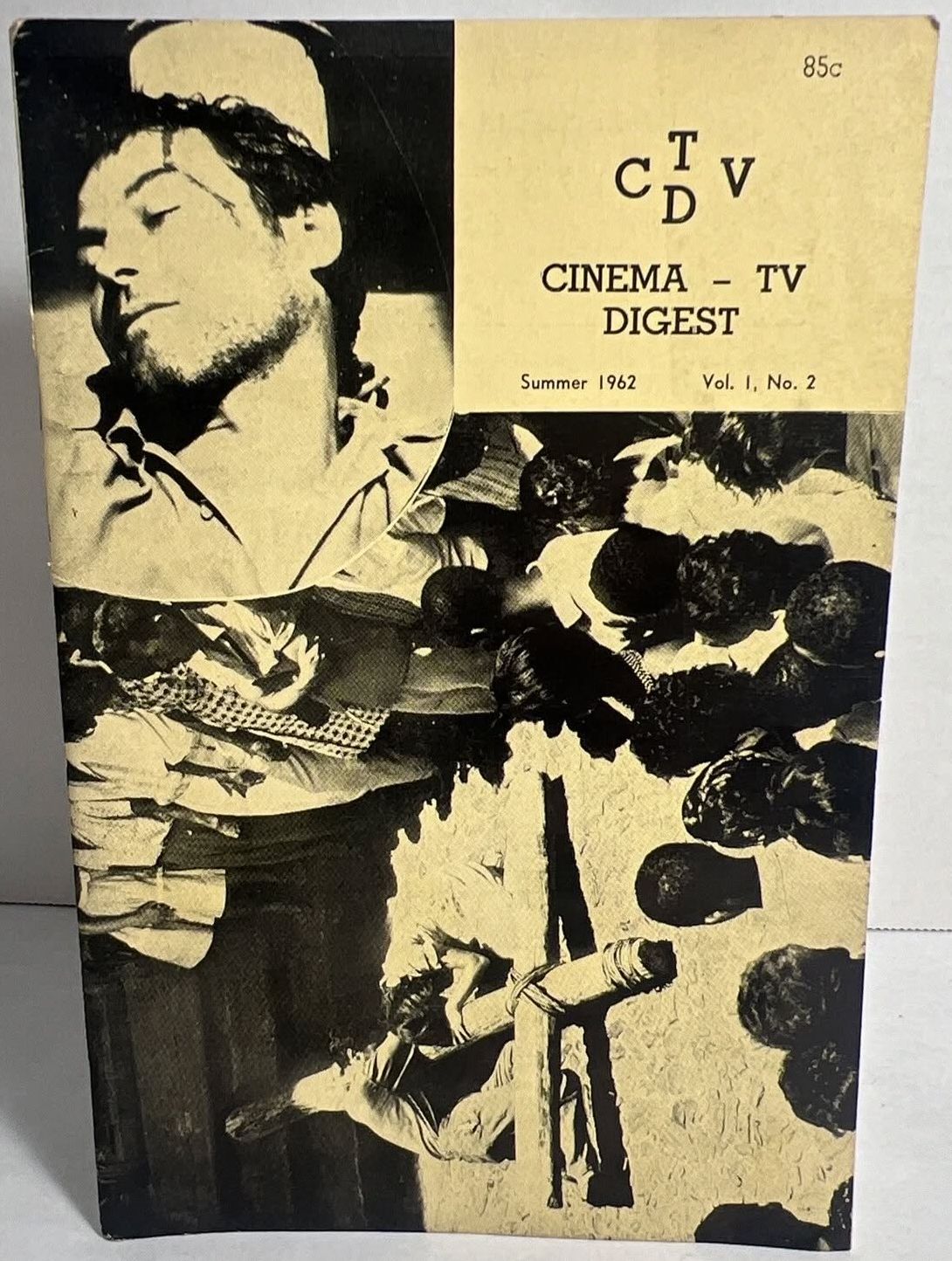 CTVD-CINEMA-TV-DIGEST magazine side cover  Vol 1 No  2 Summer 1962