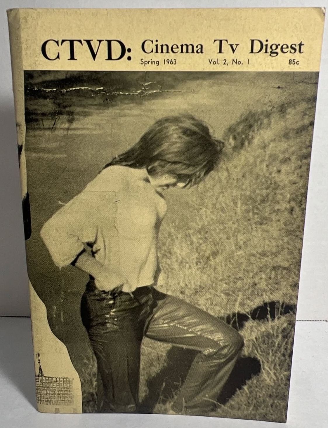 CTVD-CINEMA-TV-DIGEST magazine side cover  Vol 2 No  1 Spring 1963