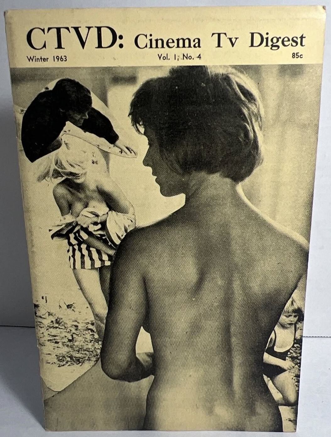 CTVD-CINEMA-TV-DIGEST magazine side cover Issue 4  Vol 1 No  4 Winter 1963
