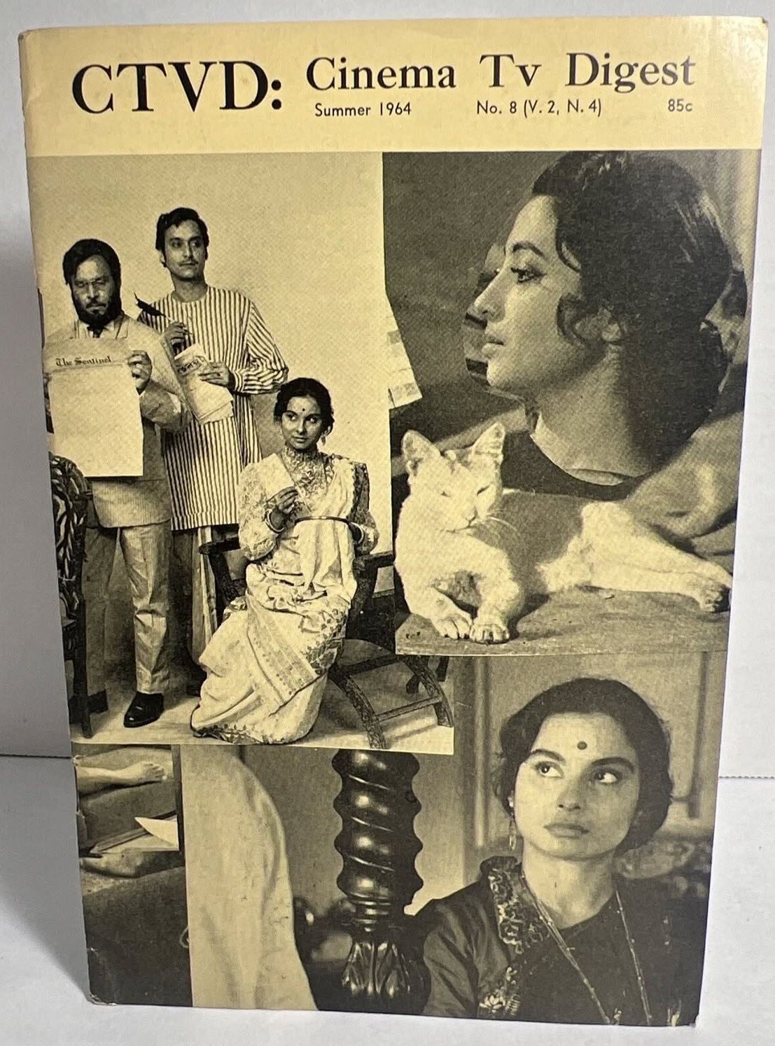CTVD-CINEMA-TV-DIGEST magazine side cover Issue 8  Vol 2 No  4 Summer 1964