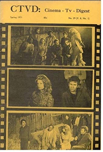 CTVD-CINEMA-TV-DIGEST magazine side cover Issue 29 Spring 1971