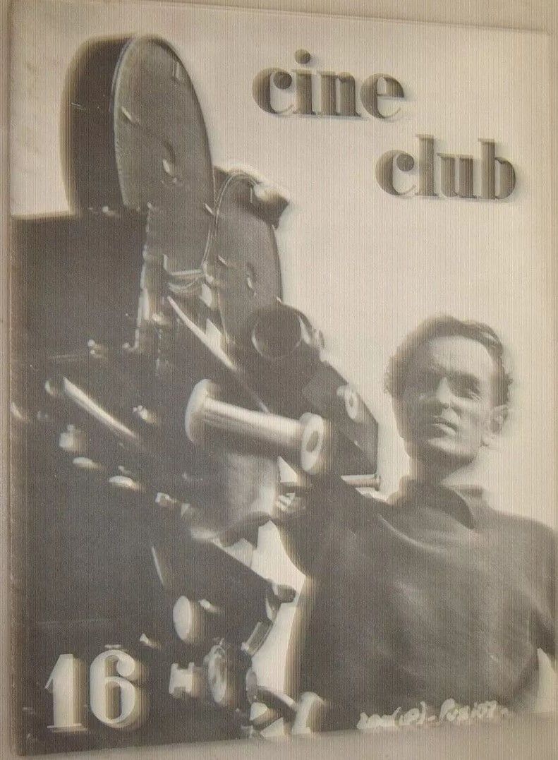 CUADERNOS DE CINE CLUB magazine side cover Issue 16  December 1952