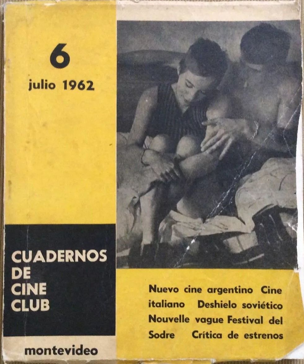 CUADERNOS DE CINE CLUB magazine side cover Issue 6  July 1962
