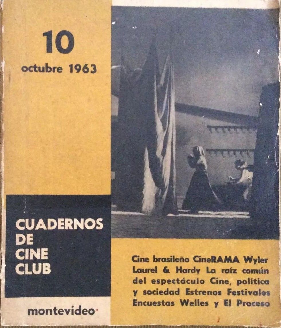CUADERNOS DE CINE CLUB magazine side cover Issue 10  October 1963