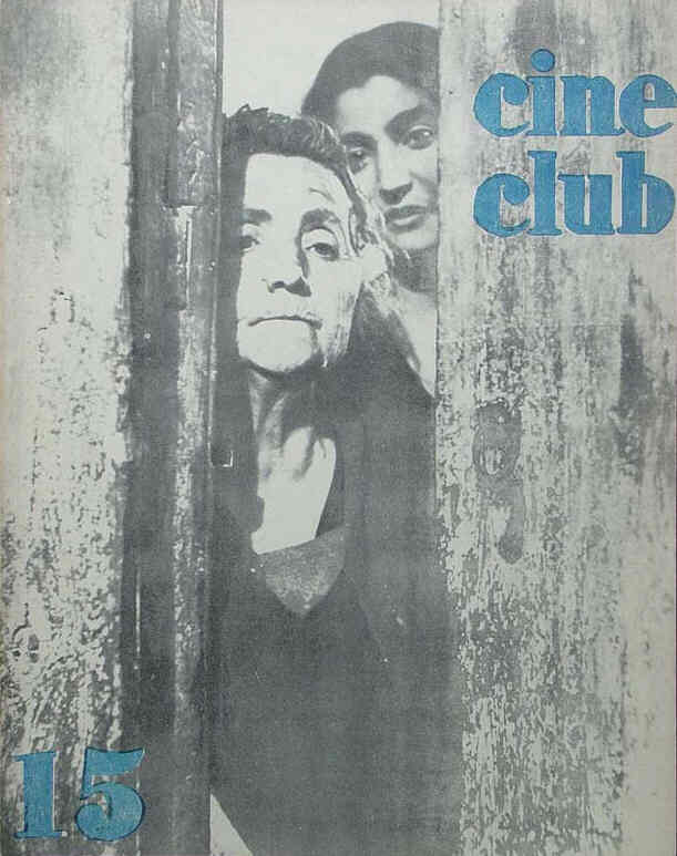 CUADERNOS DE CINE CLUB magazine side cover Issue 15 November 1952