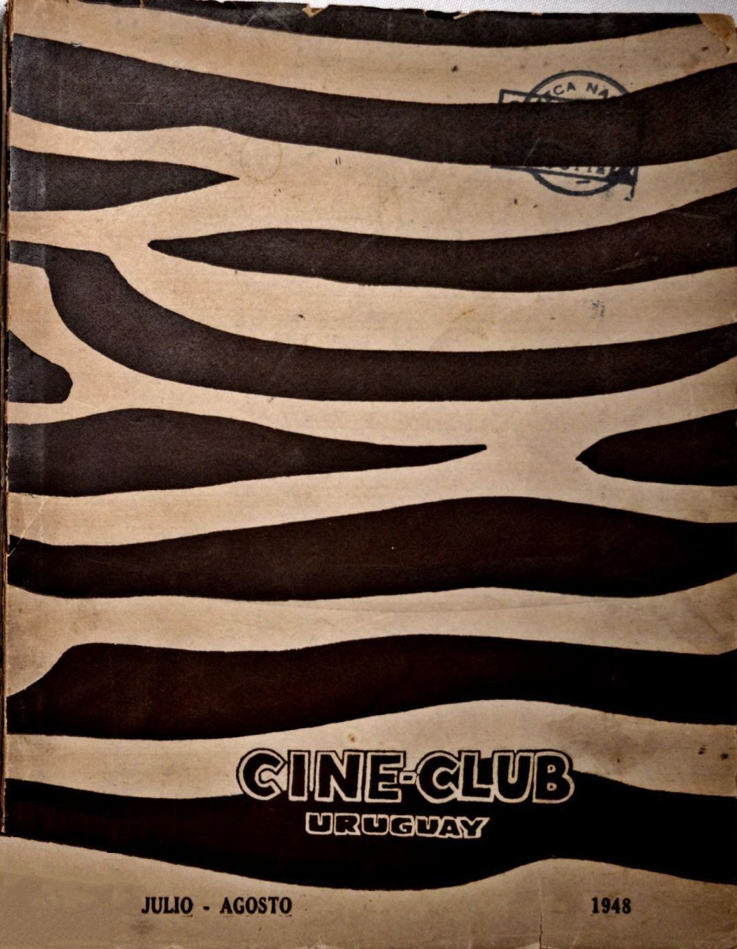 CUADERNOS DE CINE CLUB magazine side cover  Vol 1 No  5  July/August 1948