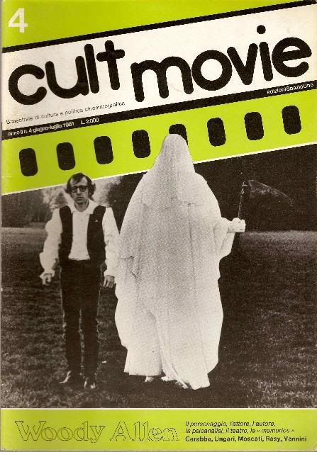 CULT MOVIE magazine side cover Issue 4 June/July 1981