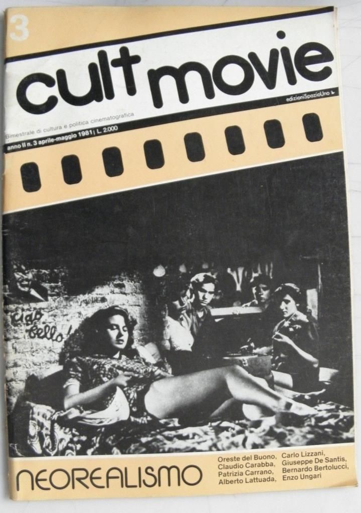 CULT MOVIE magazine side cover Issue 3 April-May 1981