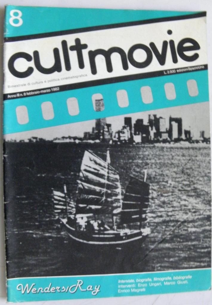 CULT MOVIE magazine side cover Issue 8 February-March 1982