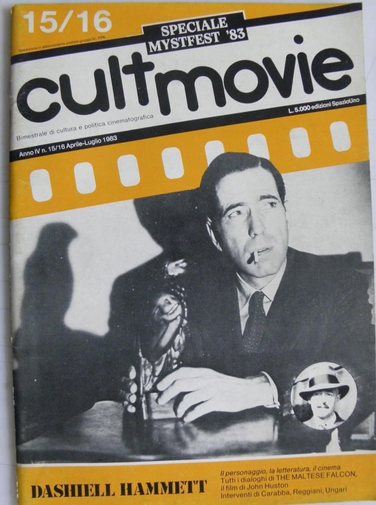 CULT MOVIE magazine side cover Issue 15-16 April-July 1983