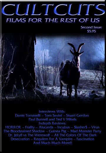 CULTCUTS magazine side cover Issue 2 Winter 2002