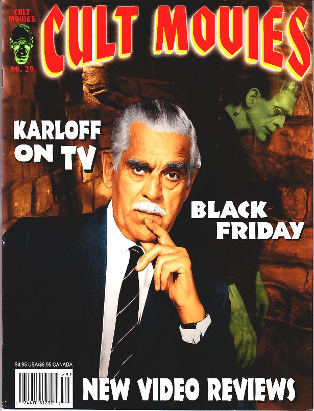 CULT MOVIES magazine side cover Issue 29  1999