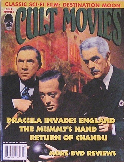 CULT MOVIES magazine side cover Issue 33  2000