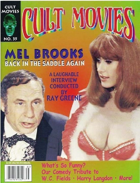 CULT MOVIES magazine side cover Issue 35  2001