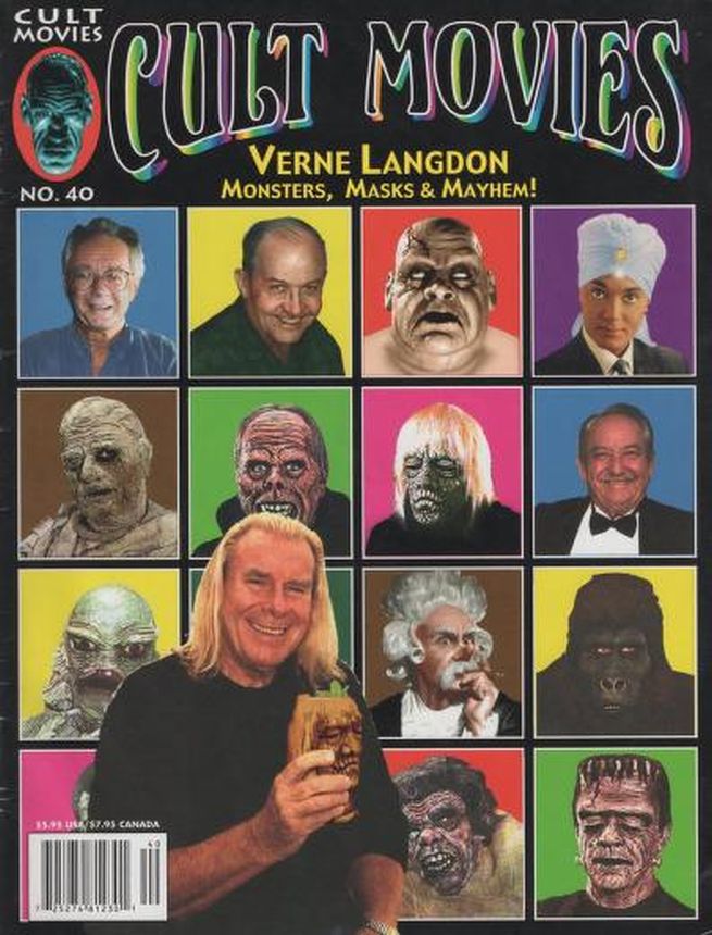CULT MOVIES magazine side cover Issue 40 Winter 2004