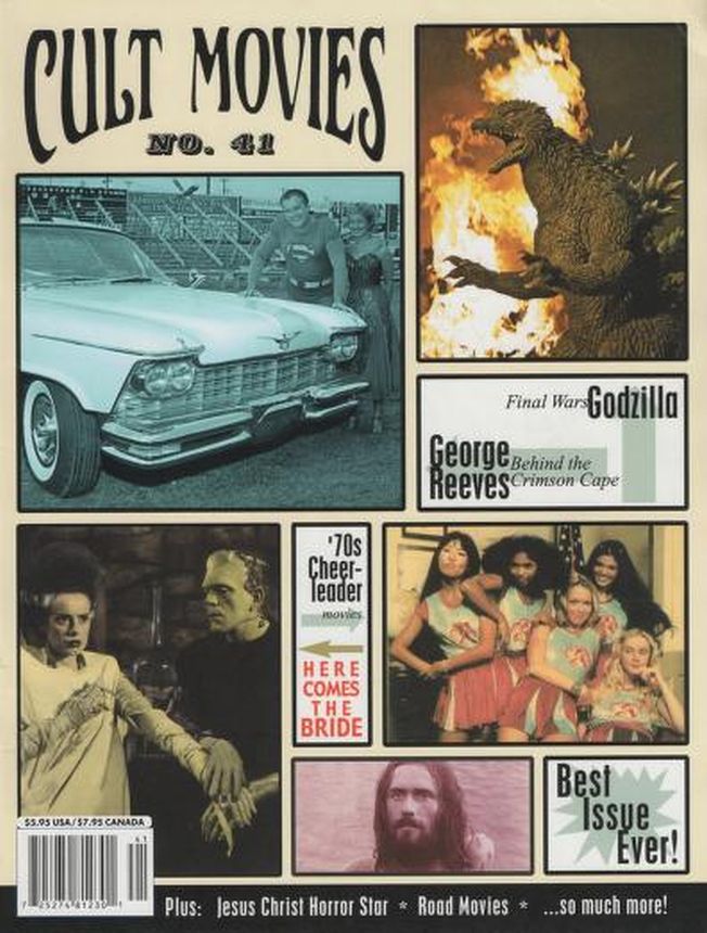 CULT MOVIES magazine side cover Issue 41 Spring 2005