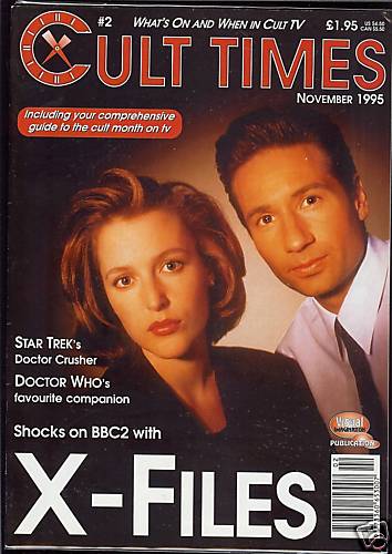 CULT TIMES magazine side cover Issue 2 November 1995