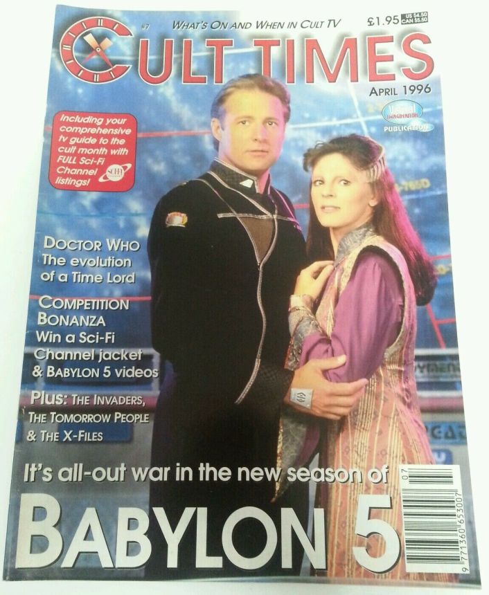 CULT TIMES magazine side cover Issue 7 April 1996