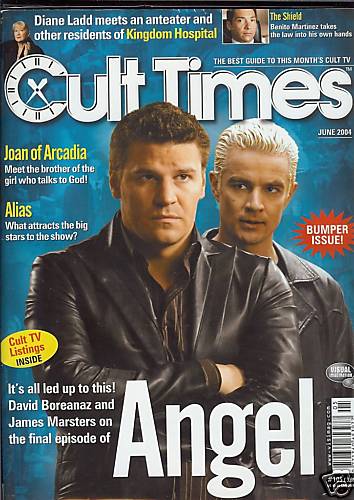 CULT TIMES magazine side cover Issue 105 June 2004