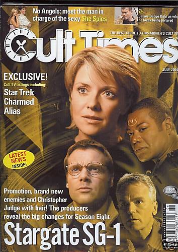 CULT TIMES magazine side cover Issue 106 July 2004