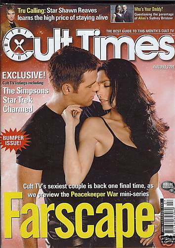 CULT TIMES magazine side cover Issue 107 August 2004