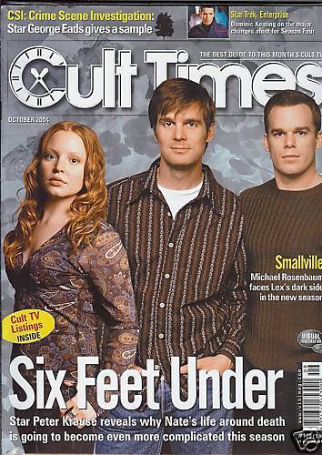 CULT TIMES magazine side cover Issue 109 October 2004