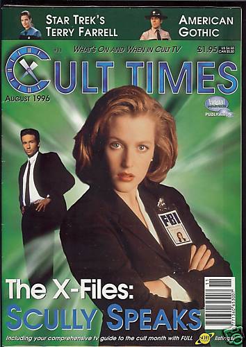 CULT TIMES magazine side cover Issue 11 August 1996