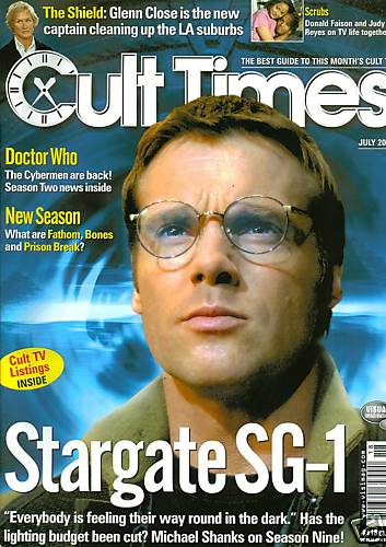 CULT TIMES magazine side cover Issue 118 July 2005