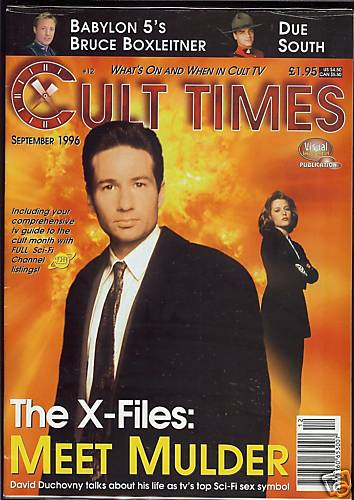 CULT TIMES magazine side cover Issue 12 September 1996
