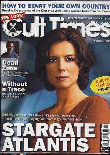 CULT TIMES magazine side cover Issue 122 November 2005
