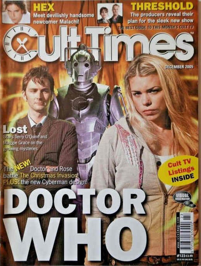 CULT TIMES magazine side cover Issue 123 December 2005