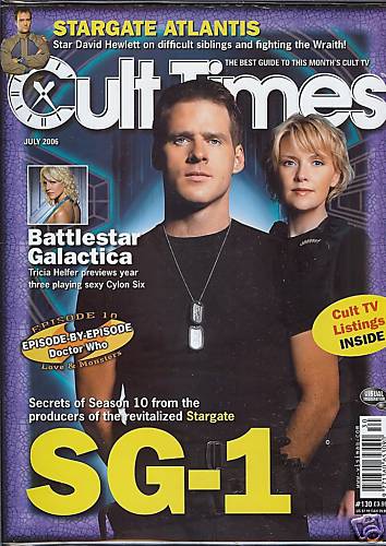 CULT TIMES magazine side cover Issue 130 July 2006
