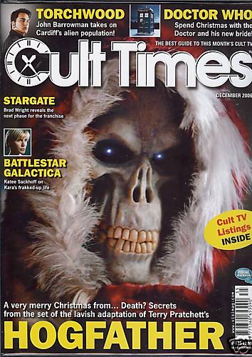 CULT TIMES magazine side cover Issue 135 December 2006