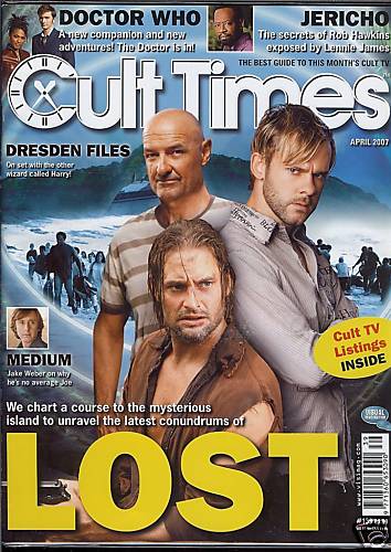 CULT TIMES magazine side cover Issue 139 April 2007