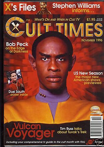 CULT TIMES magazine side cover Issue 14 November 1996