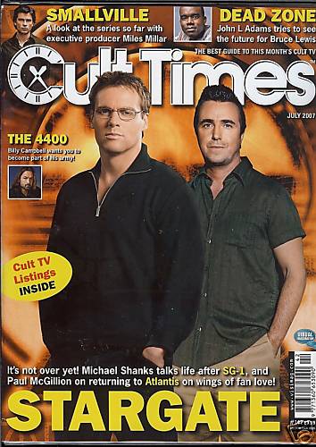 CULT TIMES magazine side cover Issue 142 July 2007