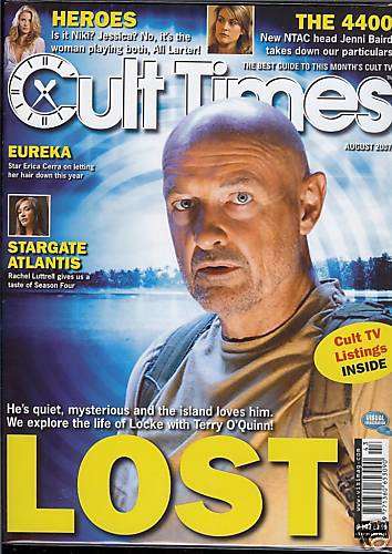 CULT TIMES magazine side cover Issue 143 August 2007