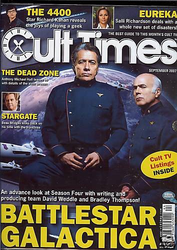 CULT TIMES magazine side cover Issue 144 September 2007