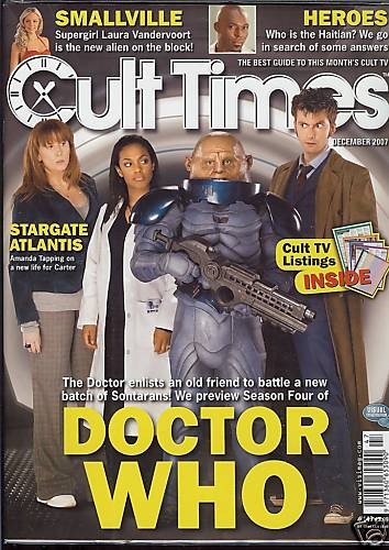 CULT TIMES magazine side cover Issue 147 December 2007