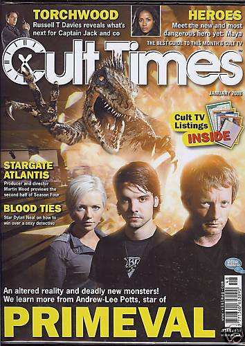 CULT TIMES magazine side cover Issue 148 January 2008