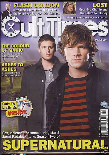 CULT TIMES magazine side cover Issue 150 March 2008
